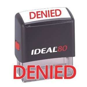  DENIED Red Office Stock Self Inking Rubber Stamp Office 