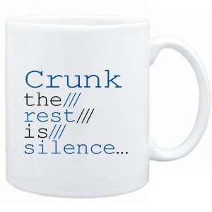  Mug White  Crunk the rest is silence  Music Sports 