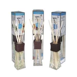   Natural Reed Diffuser Set, Caribbean, Aqua Blossom and Island Cotton