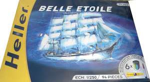 HELLER La BELLE ETOILE Ship Model +SUPPLIES  