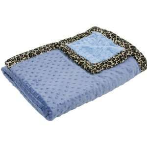  Denim/Blue Cheetah rama Toddler Blanket by Baby JaR Baby