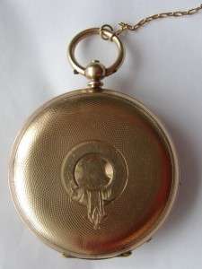 RRR Antique English key wind pocket watch c1850s  