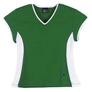  New Jersey Cap Sleeve Womens Custom Lacrosse Jerseys Green 