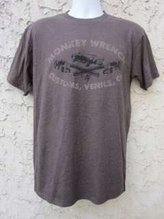 Mens Couch Potato T Shirt Monkey Wrench Customs L  