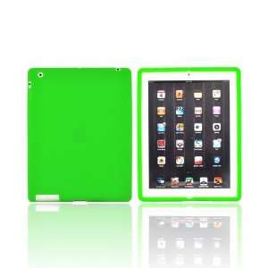   iPad 3 2 Green Anti Slip Rubber Silicone Skin Case Cover Electronics