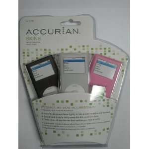  Accurian skins for iPod Nano 2nd Gen 3 pk.  Players 