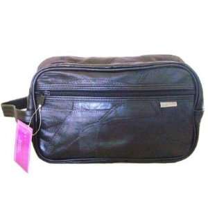    Genuine Leather Travel Toiletry Bag