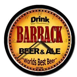  BARRACK beer and ale cerveza wall clock 