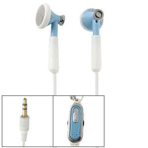 5mm Necklace Stereo Earphone Headphone Blue & white  