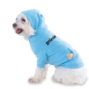  grieving Hooded (Hoody) T Shirt with pocket for your Dog 