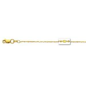   Necklace   20 Inch Diamond Cut 1X1 Bead 1.0mm   JewelryWeb Jewelry