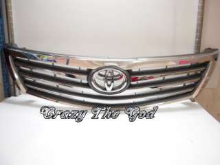 Aurion XV40 2009 2011 09 11 Grille Grille 3fin Chrome for TOYOTA 2010 