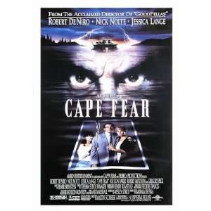  Cape Fear Nolte DeNiro Movie Sheet 27x39 Everything 