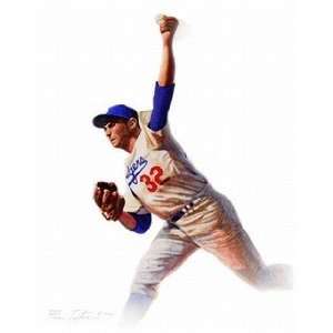  Sandy Koufax Los Angeles Dodgers Giclee on Canvas Sports 