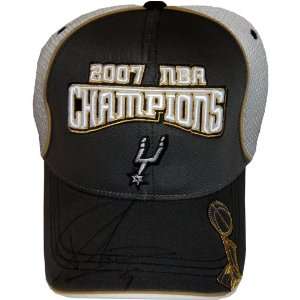 Tony Parker Autographed 2007 Spurs Championship Hat Sports Basketball 