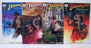 Set of #1 4 Indiana Jones Comic Books IRON PHOENIX  