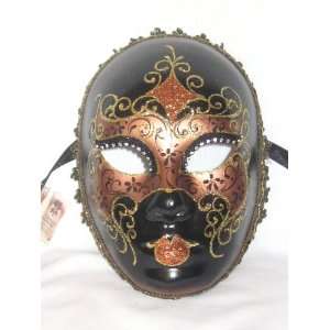   Copper Volto Maria Rosa Venetian Masquerade Ball Mask