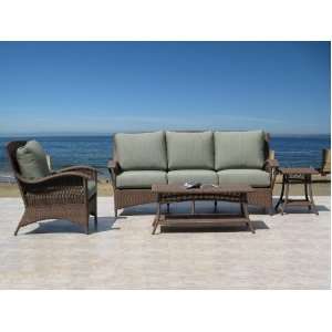   Lounge Chair 4 Piece Set With Sunbrella Fabric Patio, Lawn & Garden