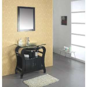   Ronde 32 Single Sink Bathroom Vanity in Espresso MS