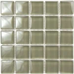   Sagebrush Glass Green Mosaic Tile Kitchen, Bathroom Backsplash Tiling