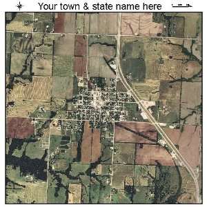  Aerial Photography Map of Lowry City, Missouri 2010 MO 