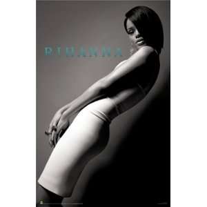  Rihanna Singer White Dress Umbrella Poster 24X36 1404 