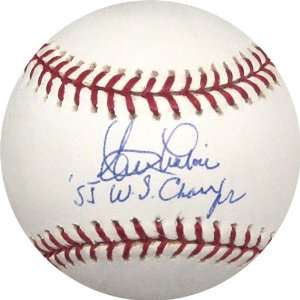 Clem Labine 55 WS Champs Autographed/Hand Signed Baseball  