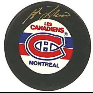  Guy Lafleur Autographed Hockey Puck