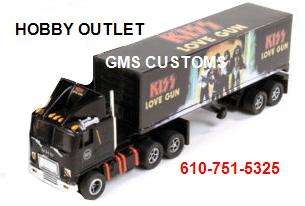 AUW 235 KISS GMC TRUCK/Trailer HO Slot Car New Release #3 IN STOCK NOW 