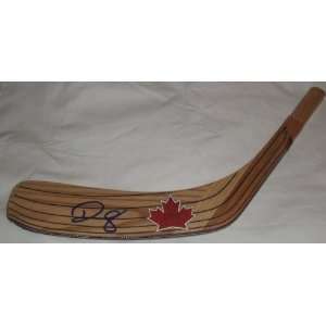  Drew Doughty Autographed Team Canada Logo Stick Blade W 