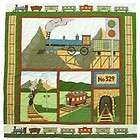 train quilted shower curtain 