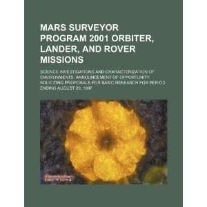   Program 2001 orbiter, lander (9781234244705) U.S. Government Books