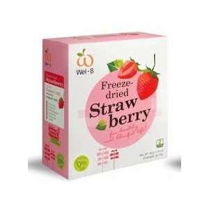 Strawberry, Freeze dry Strawberry 100%(2 Packages 