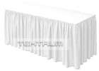 new 8 fitted table cloth jacket skirt cover white show