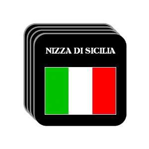  Italy   NIZZA DI SICILIA Set of 4 Mini Mousepad Coasters 