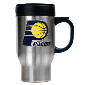 Indiana Pacers NBA Stainless Steel Travel Mug   Primary Logo  