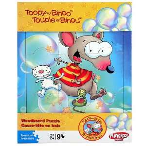  Toopy and Binoo Woodboard Puzzle [9 pieces] Toys & Games