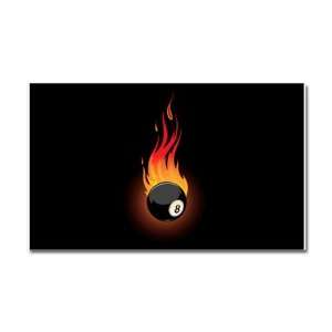  Car Magnet 20 x 12 Flaming 8 Ball for Pool Everything 