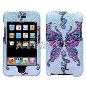  Ipod Touch 2nd 3rd Gen Teal Butterfly Eyes (Sparkle) Phone 