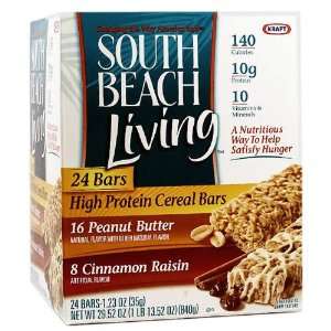  South Beach Living High Protein Cereal Bars 24 Count Box 