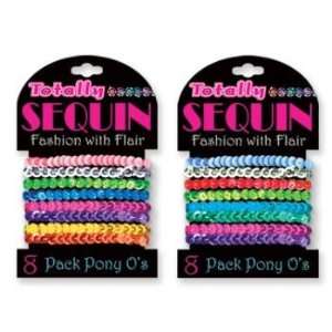  Totally Sequin Fashion with Flair Ponytail Holders Case 