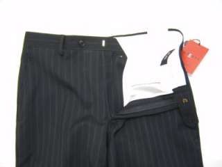 Black AXCESS Claiborne Flat 100% Wool Dress Suit Pants 30 32 Pin 