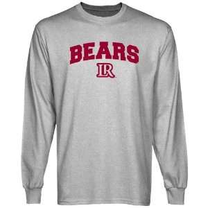  Lenoir Rhyne Bears Ash Logo Arch Long Sleeve T shirt 