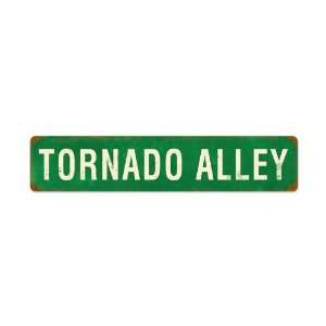 Tornado Alley Street Signs Vintage Metal Sign   Victory Vintage Signs