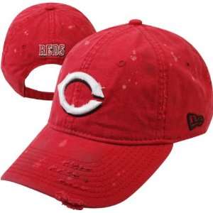  Cincinnati Reds Disheveled Adjustable Hat Sports 