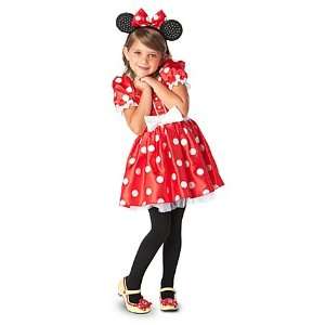  Classic Red Minnie Mouse Costume for Girls   Size XS [ 4 
