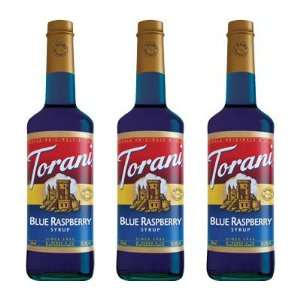 Torani Syrup, Blue Raspberry, 750mL Grocery & Gourmet Food