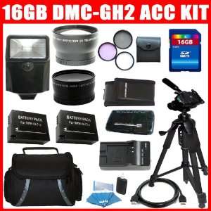  Advanced Panasonic Lumix DMC GH2 Camera Accessory Kit 