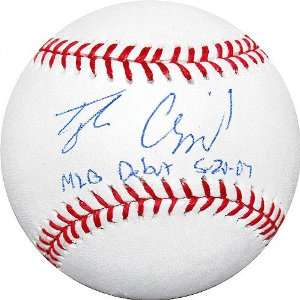  Tyler Clippard Autographed Baseball with MLB Debut 5/20/07 