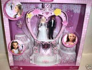 2006 BARBIE EVERY GIRLS DREAM WEDDING CAKE PLAYSET NEW  